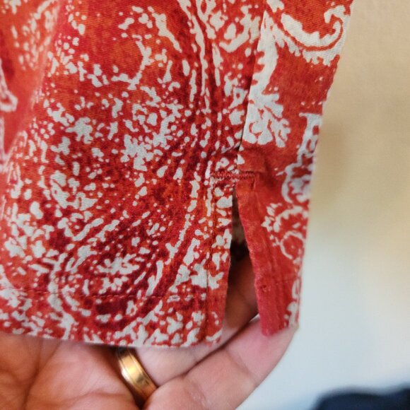 Vintage Lauren Ralph Pants Lauren Paisley Cropped Women's 18WX 25"Straight Leg - Picture 12 of 12